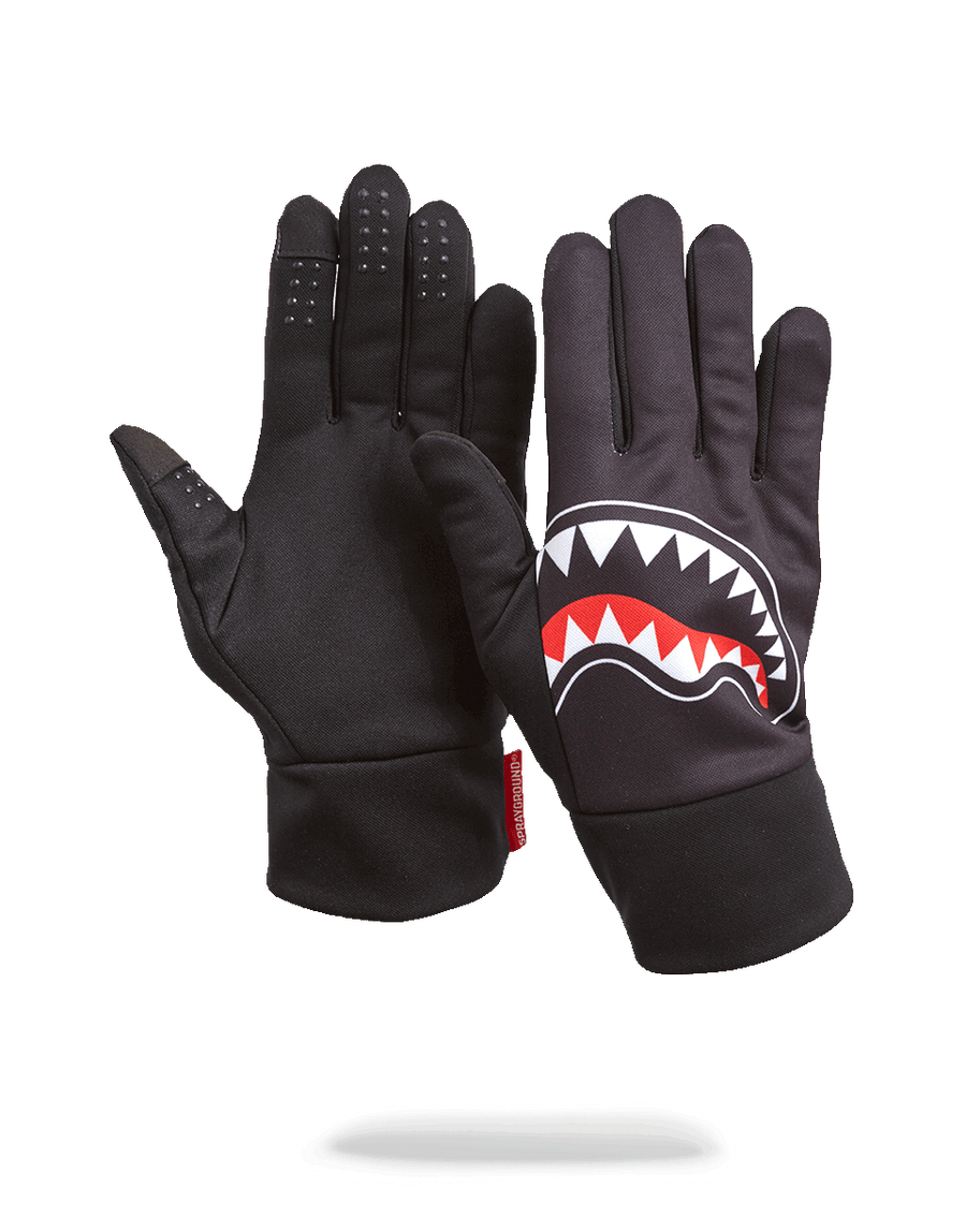 SPRAYGROUND® GLOVES BLACK SHARK MOUTH GLOVES