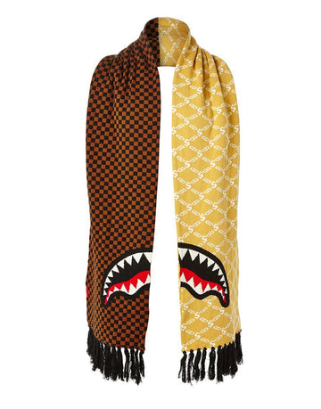 SPRAYGROUND® SKI MASK SPLIT CHECKERED SHARK SCARF