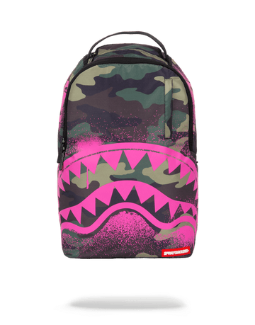 SPRAYGROUND® BACKPACK PINK STENCIL SHARK CAMO