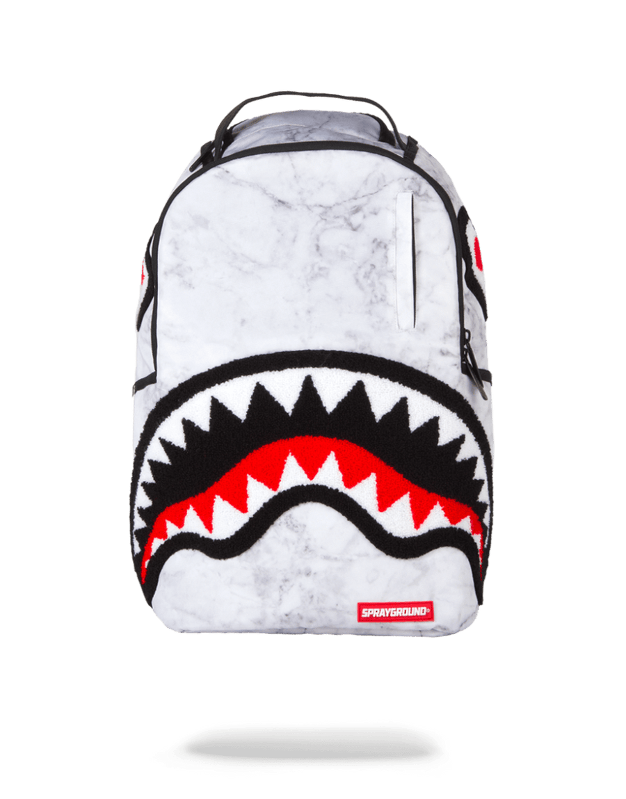 WHITE MARBLE BACKPACK