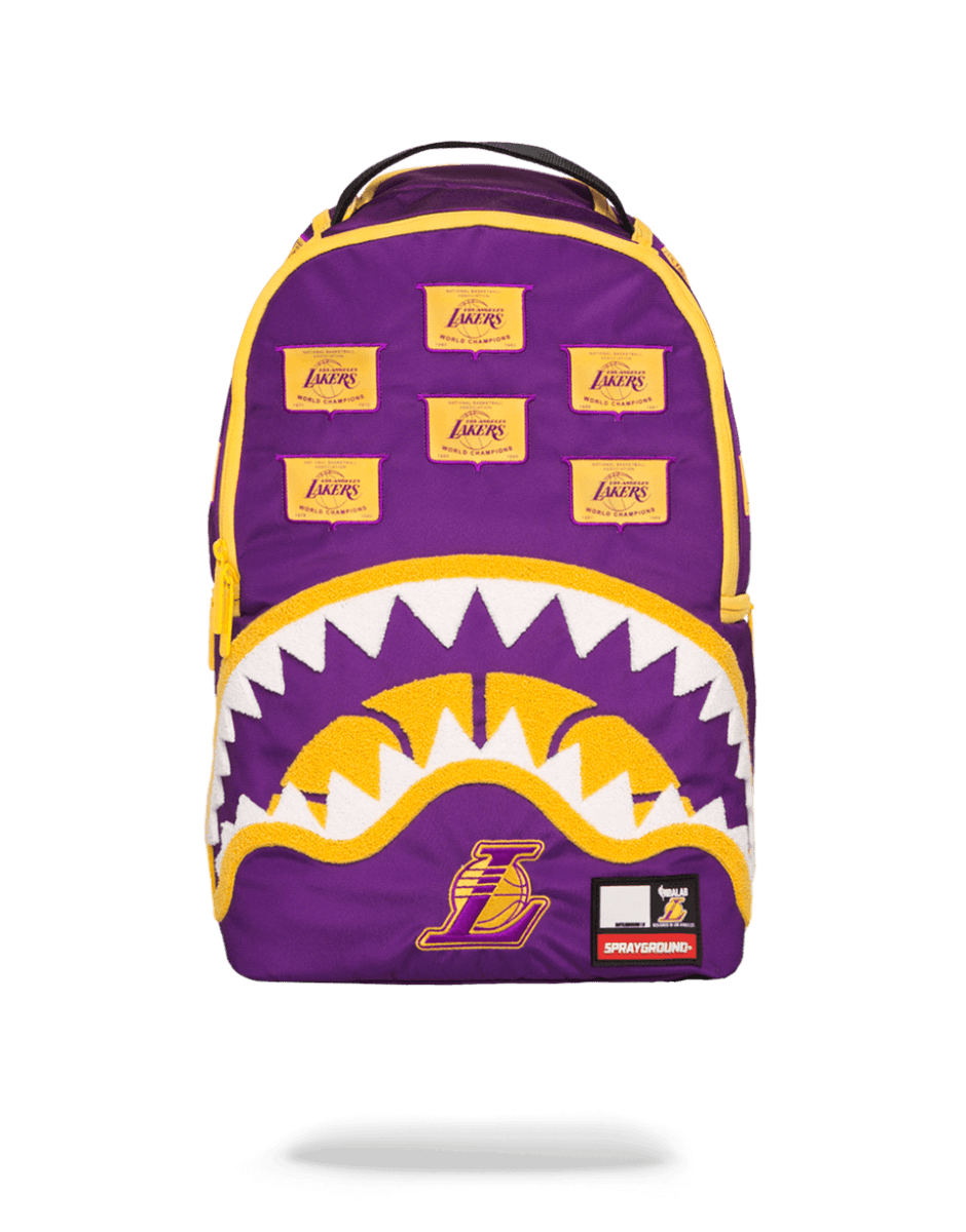 SPRAYGROUND® BACKPACK NBALAB LAKERS PATCHES