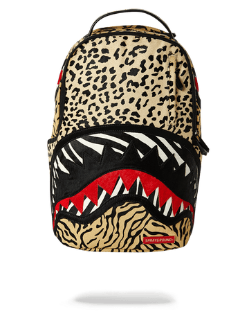 SPRAYGROUND® BACKPACK SAFARI SHARK (PONY HAIR/LEATHER) LIMITED TO 50 PCS