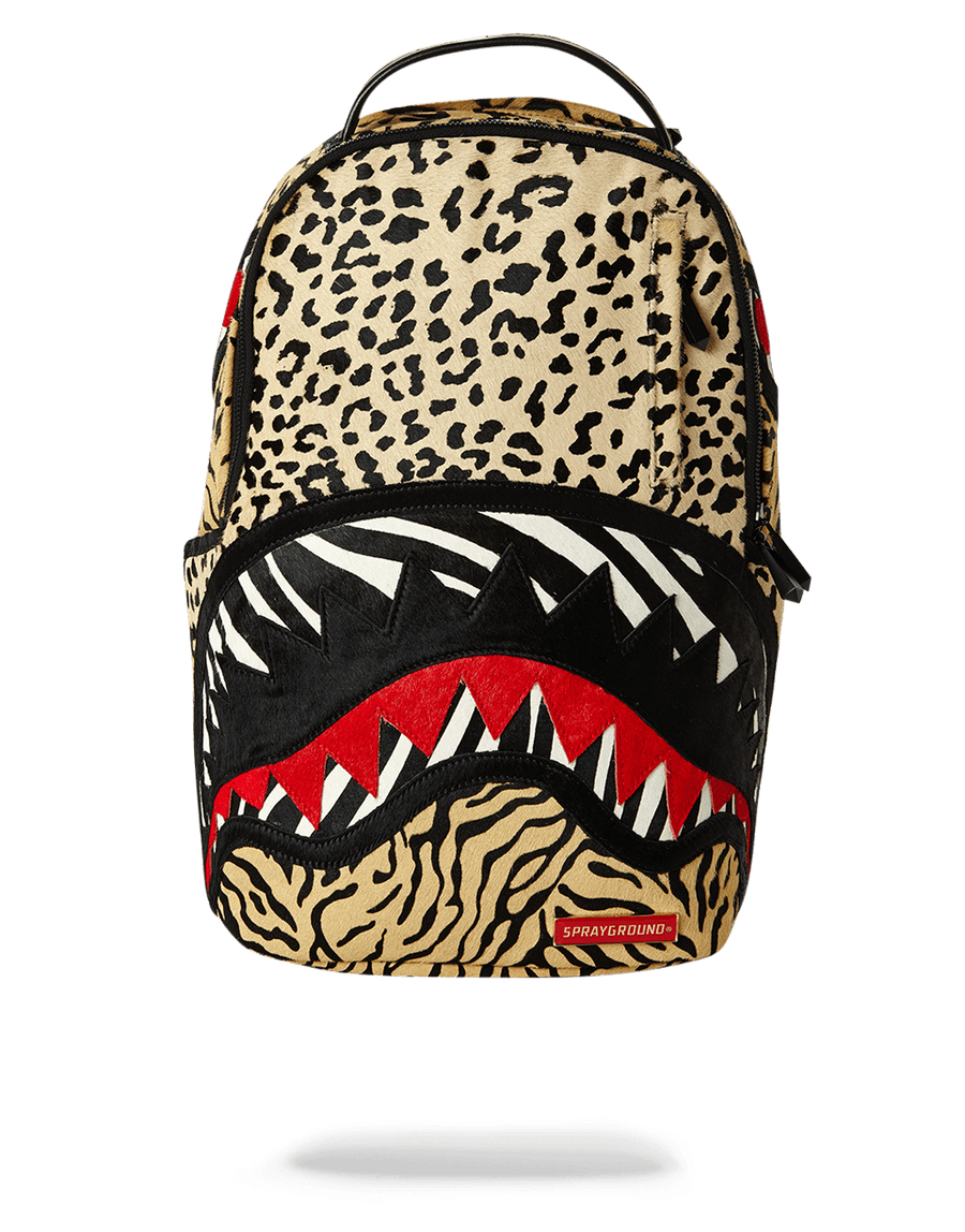 SPRAYGROUND® BACKPACK SAFARI SHARK (PONY HAIR/LEATHER) LIMITED TO 50 PCS
