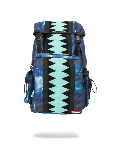 SPRAYGROUND® BACKPACK TIFF GALAXY VERTICAL SHARKMOUTH TOP GEAR