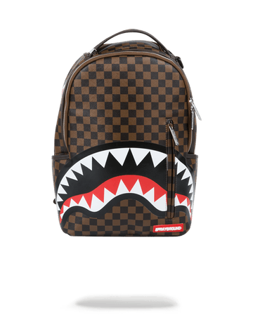 SPRAYGROUND® BACKPACK SLEEK SHARKS IN PARIS (BROWN)