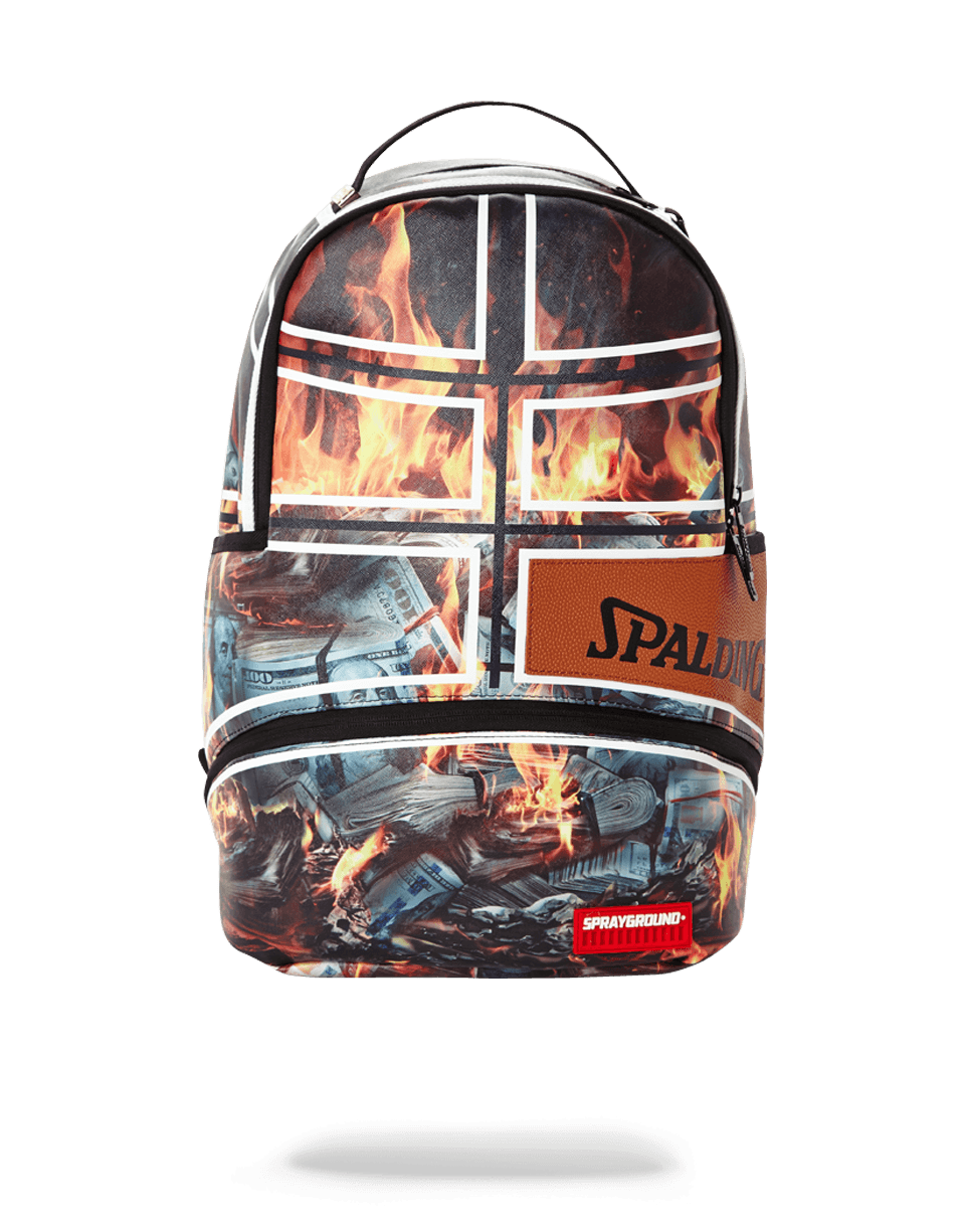 SPRAYGROUND® BACKPACK SPALDING X SPRAYGROUND FIRE MONEY BACKPACK