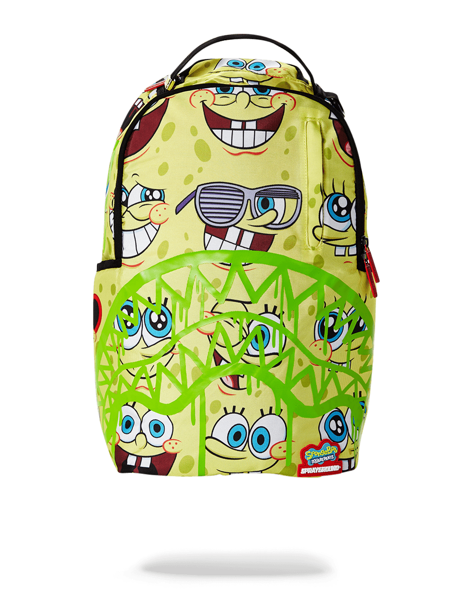 SPRAYGROUND® BACKPACK SPONGEBOB SPRAYPAINT FACE PATTERN