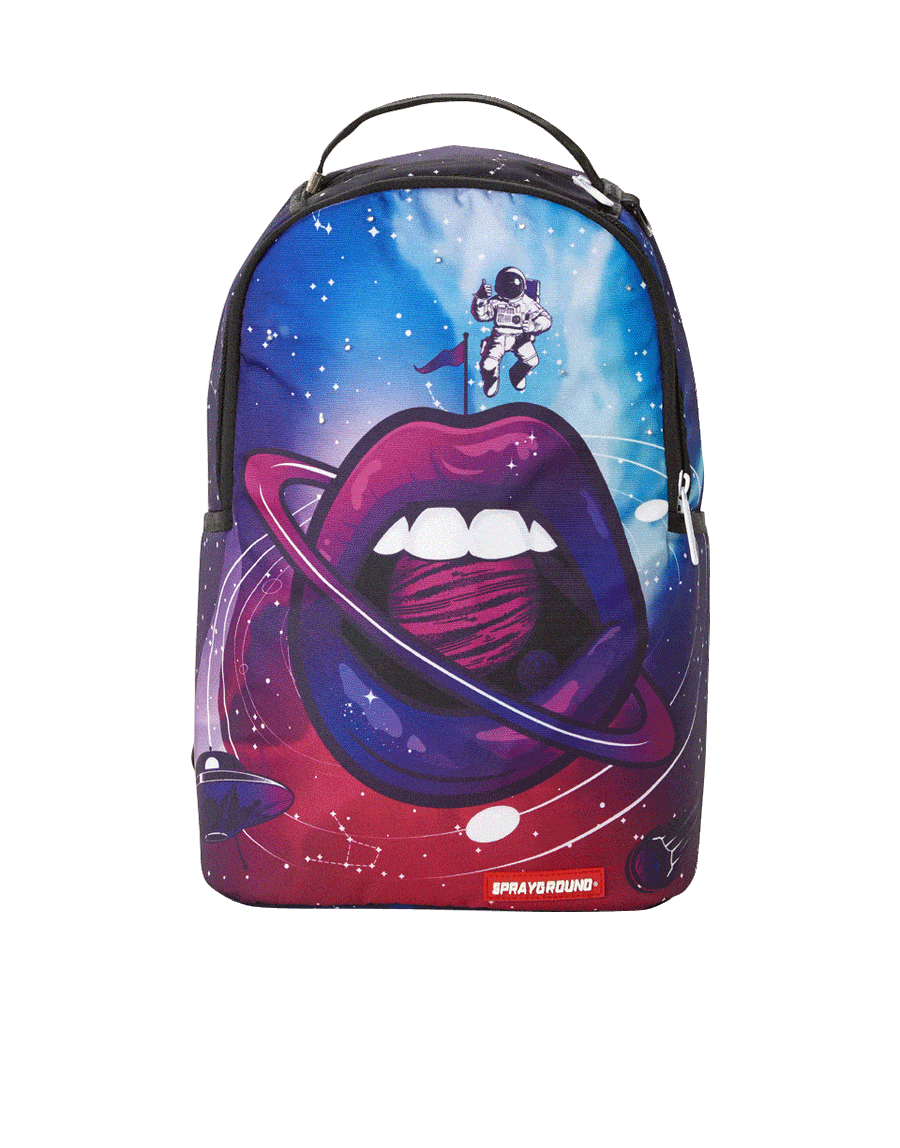 Lips sprayground shop backpack