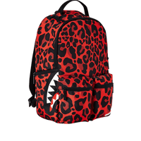 SPRAYGROUND® BACKPACK RED LEOPARD DOUBLE CARGO