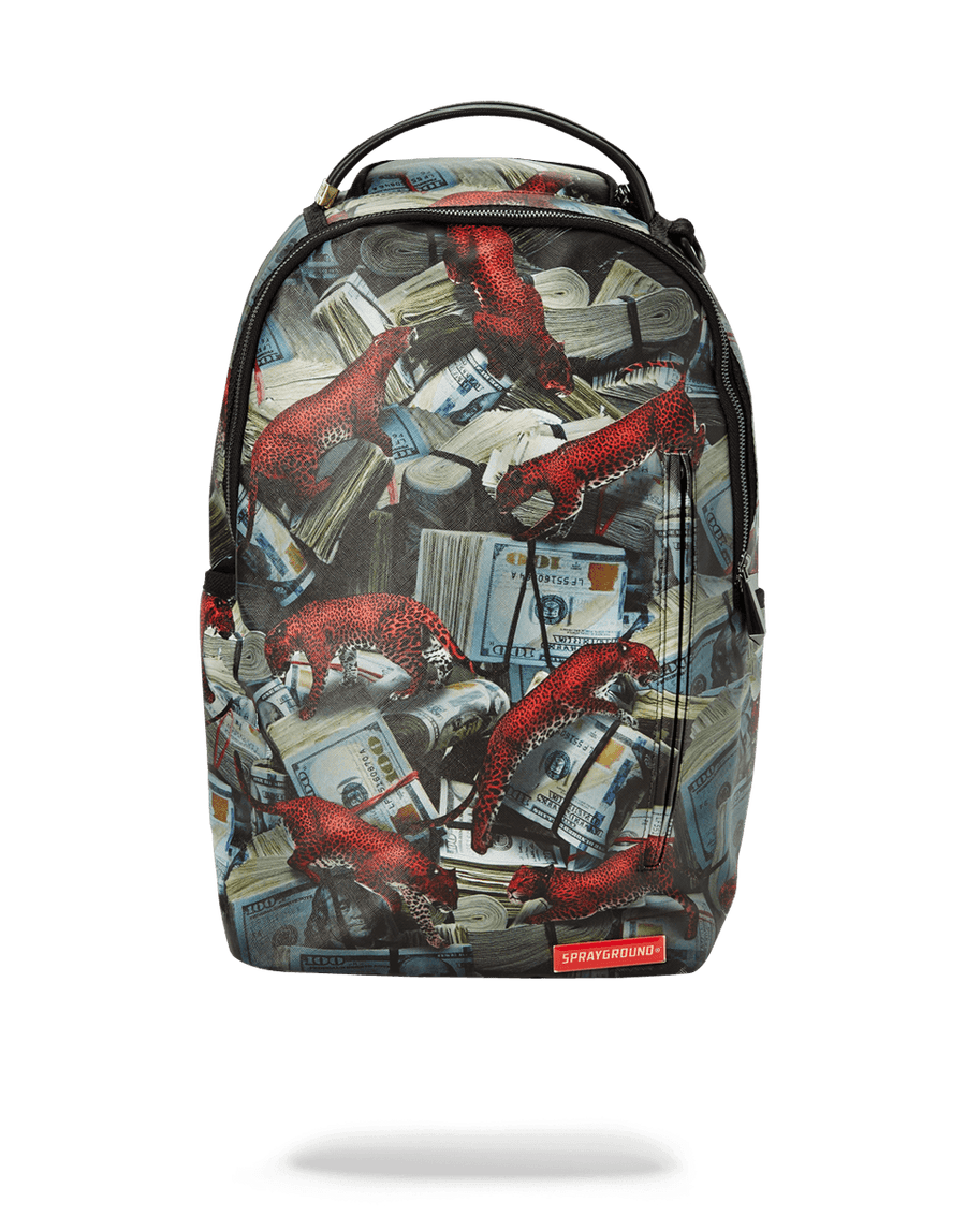 SPRAYGROUND® BACKPACK RED LEOPARD MONEY