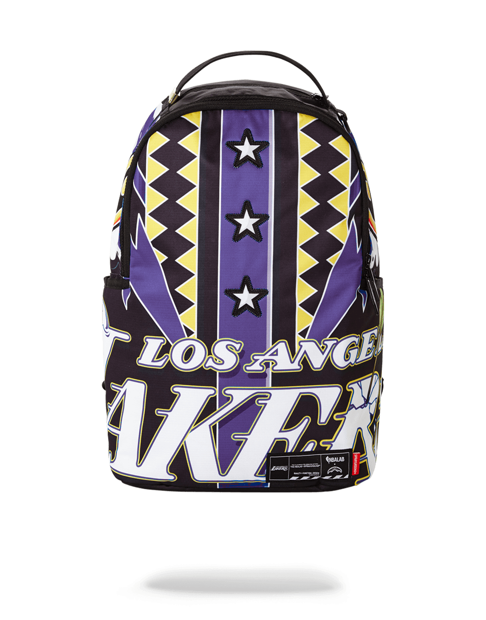 SPRAYGROUND® BACKPACK NBA LAB LA LAKERS VERTICAL SHARKMOUTH
