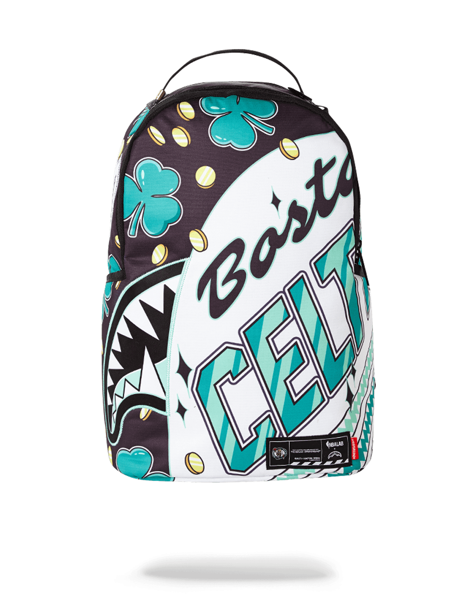 SPRAYGROUND® BACKPACK NBA LAB BOSTON CELTICS LUCKY COIN SHARK