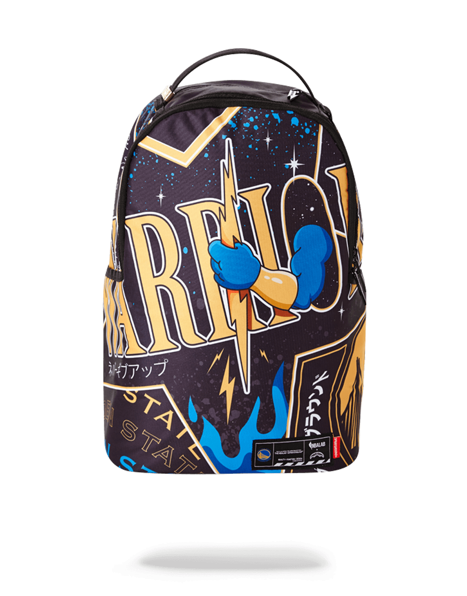 SPRAYGROUND® BACKPACK NBA LAB WARRIORS BOLT ARM