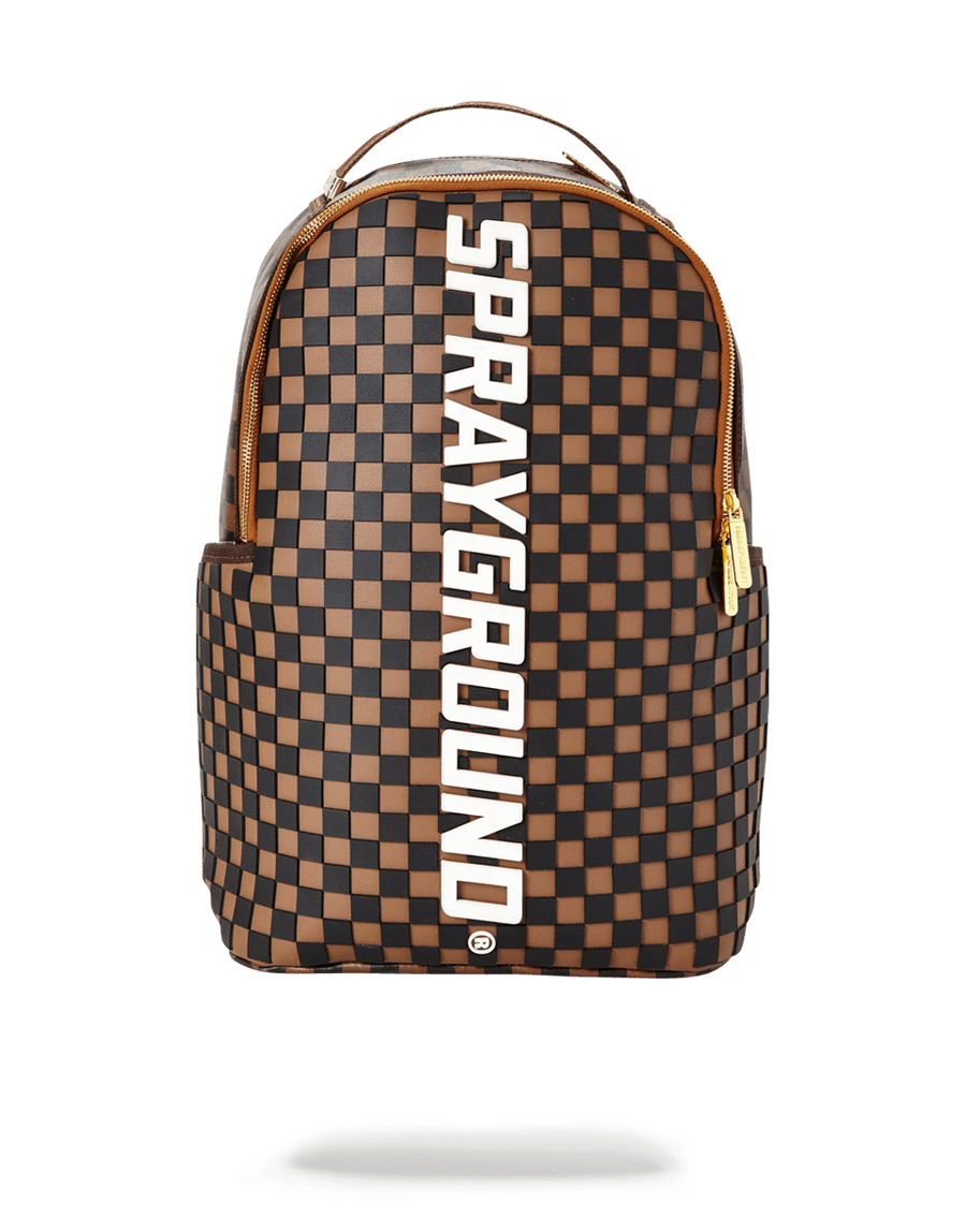 SPRAYGROUND® BACKPACK 3D MOLDED RUBBER CHECKERED LOGO