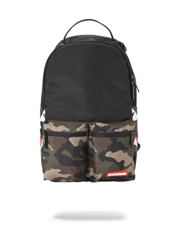 SPRAYGROUND® BACKPACK CAMO SIDE SHARK DOUBLE CARGO