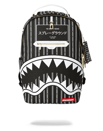 SPRAYGROUND® BACKPACK REVERSE SHARKS IN PARIS (BLACK)