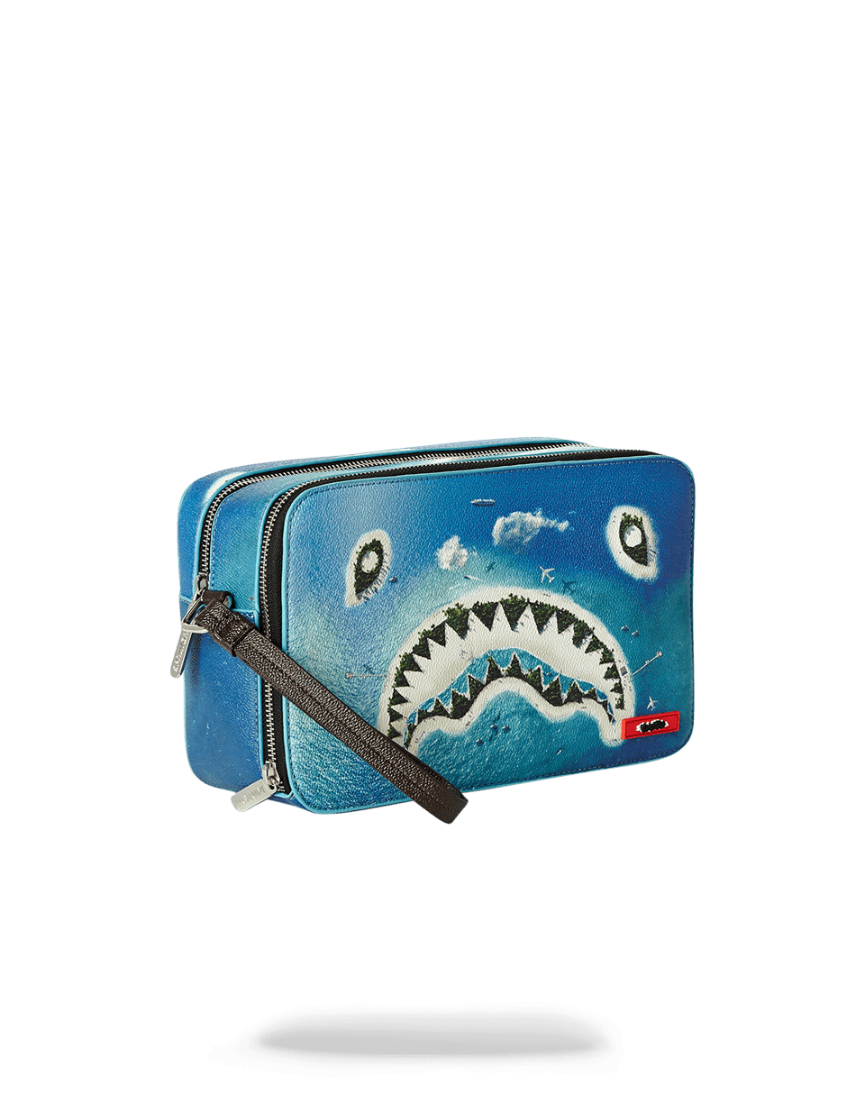 SPRAYGROUND® TOILETRY SHARK ISLAND TOILETRY AKA MONEY BAG