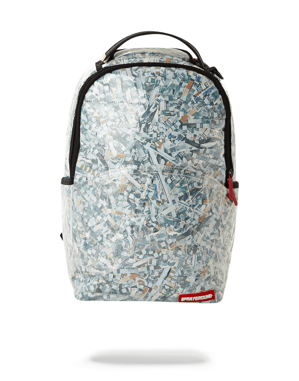 SPRAYGROUND® BACKPACK COUNTERFEIT (VINYL SHREDDED MONEY)