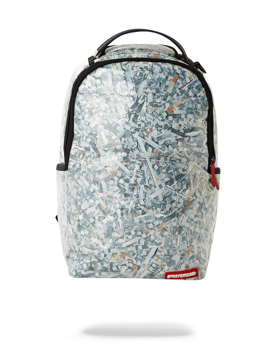 SPRAYGROUND® BACKPACK COUNTERFEIT (VINYL SHREDDED MONEY)