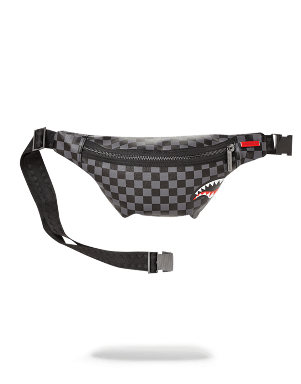 SPRAYGROUND® CROSSBODY SHARKS IN PARIS (BLACK CHECKERED EDITION) CROSSBODY