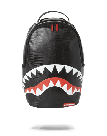 SPRAYGROUND® BACKPACK BLACK REPTILE SHARK BACKPACK (ONE OF ONE)