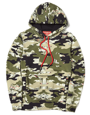 SPRAYGROUND® APPAREL CAMO MONEY HOODIE