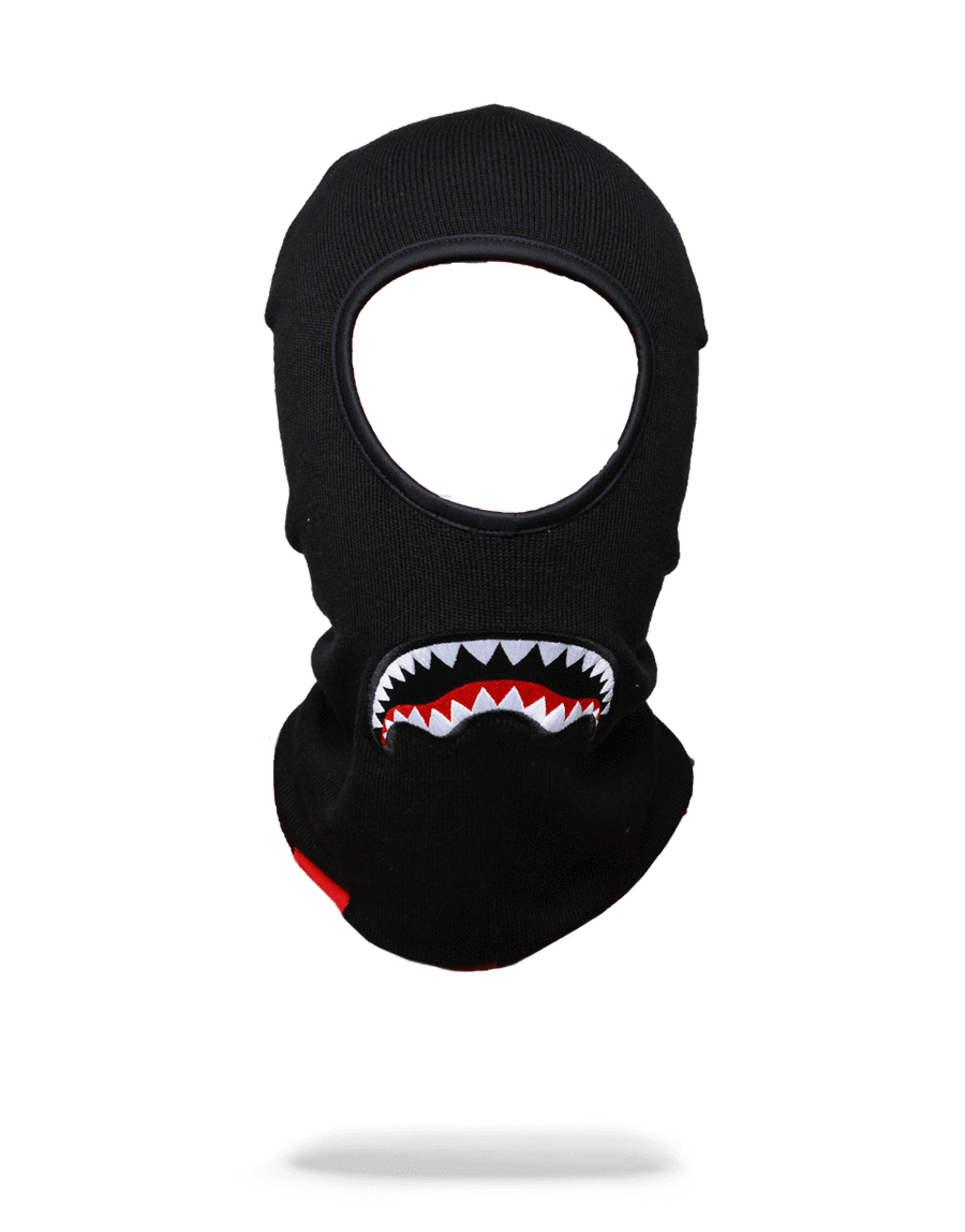 SPRAYGROUND® SKI MASK BLACK SHARKMOUTH SKI MASK