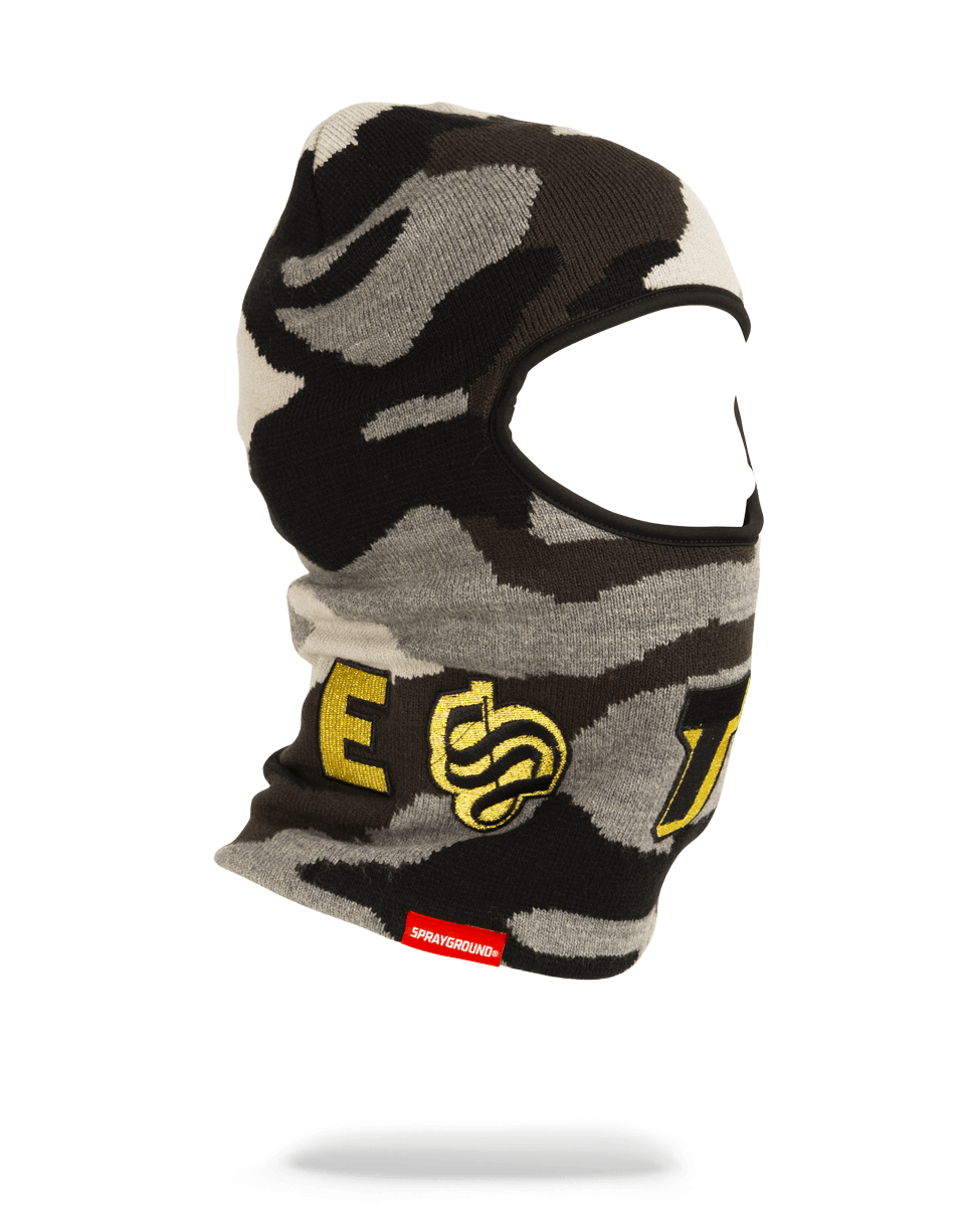 SPRAYGROUND® SKI MASK DESTROY SKI MASK (GOLD CAMO)