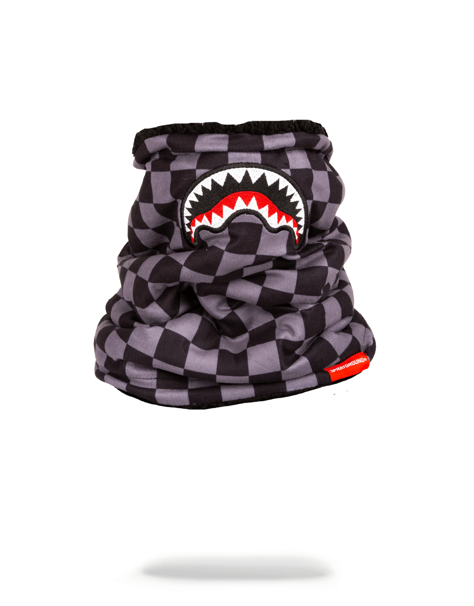 SPRAYGROUND® SKI MASK CHECKERED SHARK NECK WARMER