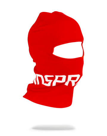 SPRAYGROUND® SKI MASK RED SPRAYGROUND LOGO SKI MASK