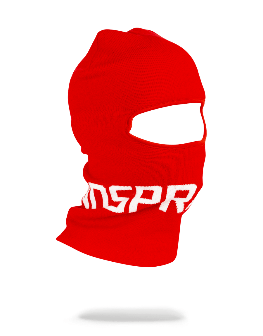 SPRAYGROUND® SKI MASK RED SPRAYGROUND LOGO SKI MASK