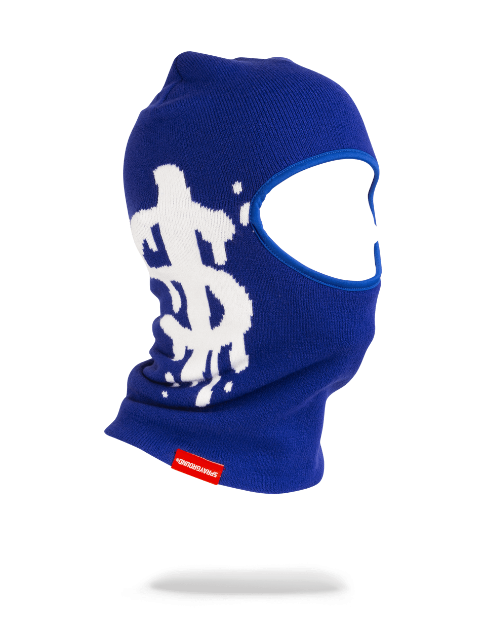 SPRAYGROUND® SKI MASK MONEY DRIP SKI MASK (BLUE)