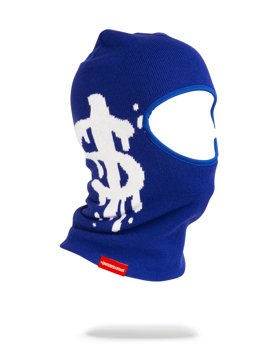 SPRAYGROUND® SKI MASK MONEY DRIP SKI MASK (BLUE)