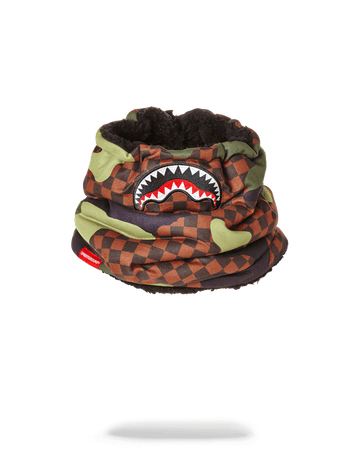 SPRAYGROUND® SKI MASK CHECKER CAMO NECK WARMER