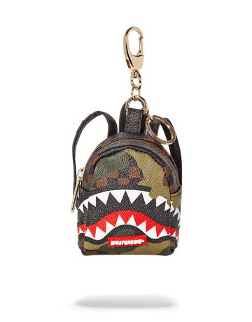 SPRAYGROUND® KEYCHAIN SHARKS IN PARIS (CAMO EDITION) KEYCHAIN