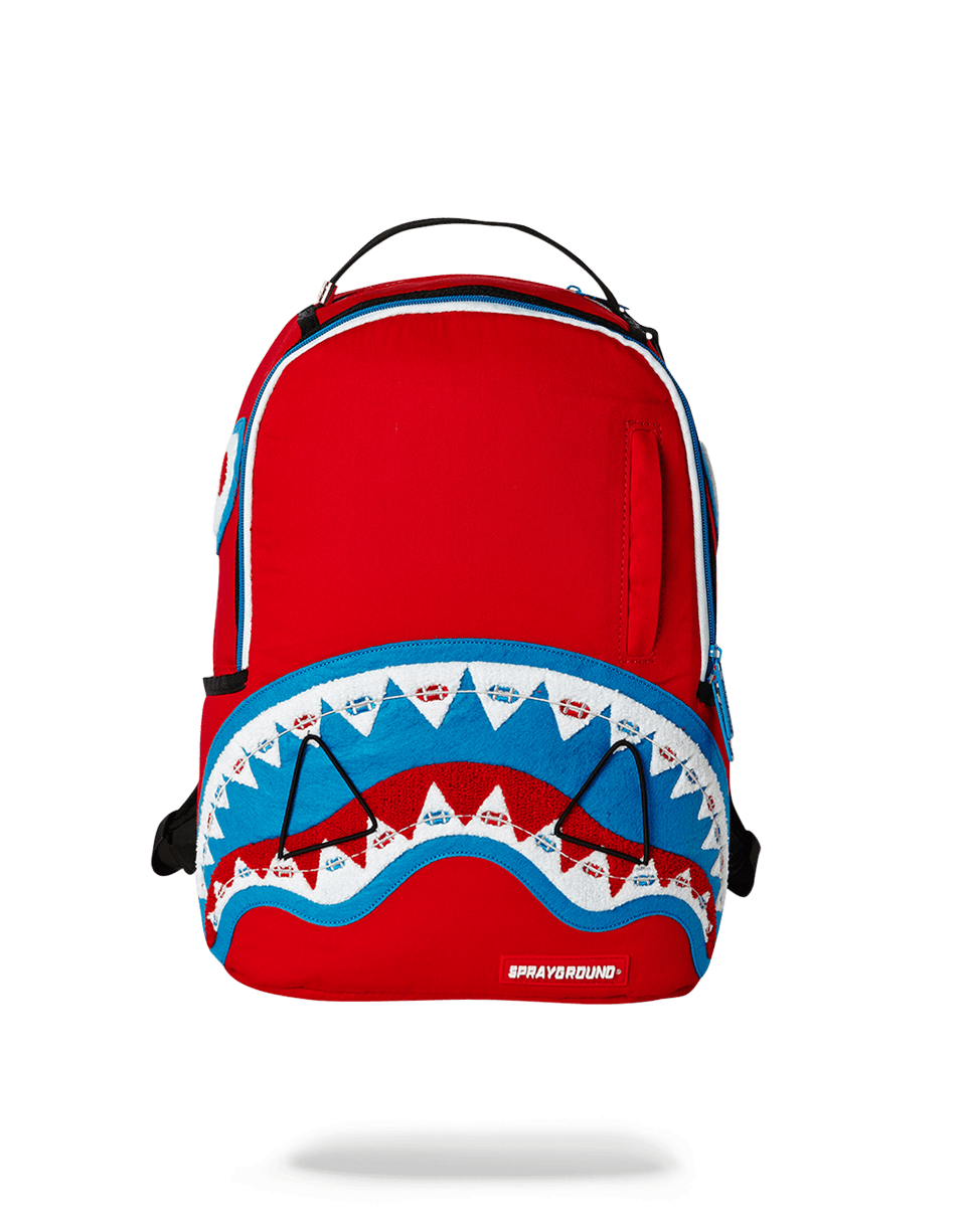 SPRAYGROUND® MINI BRACES SHARK (RED)