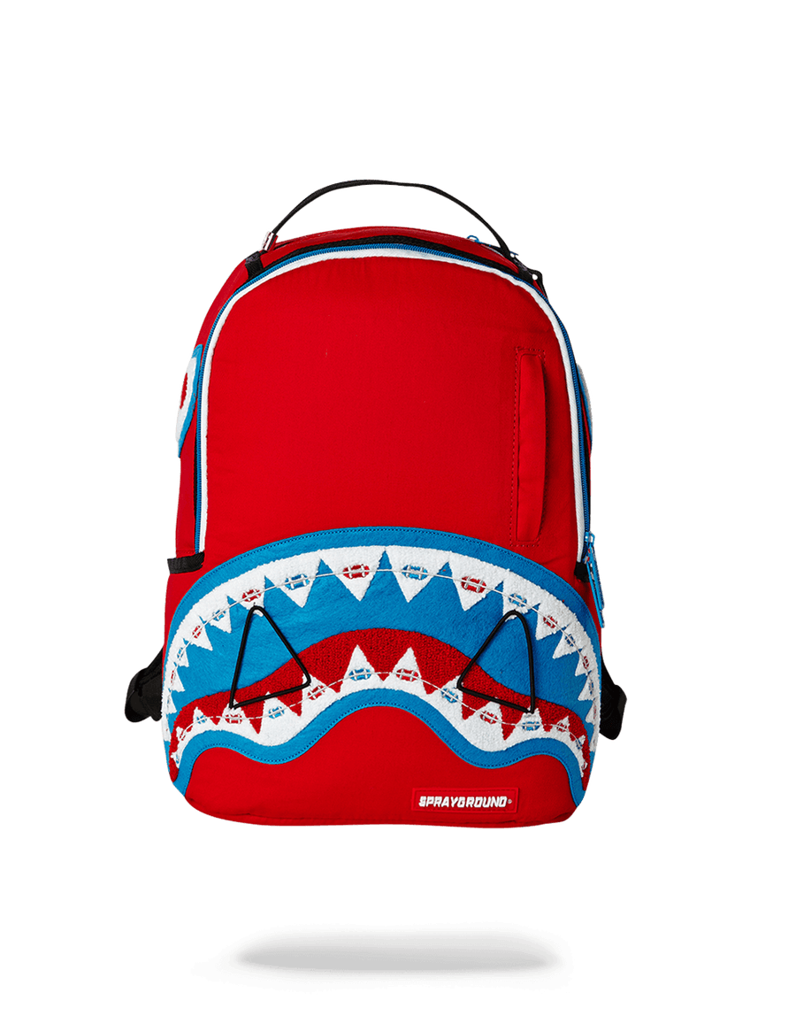 SPRAYGROUND® MINI BRACES SHARK (RED)