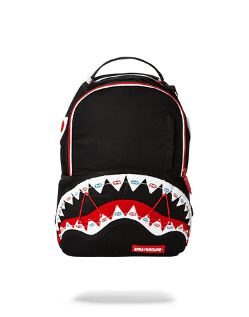 SPRAYGROUND® MINI BRACES SHARK (BLACK)