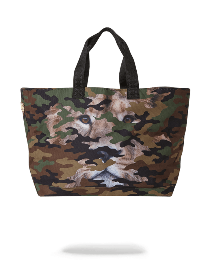 SPRAYGROUND® TOTE LION CAMO TOTE BAG