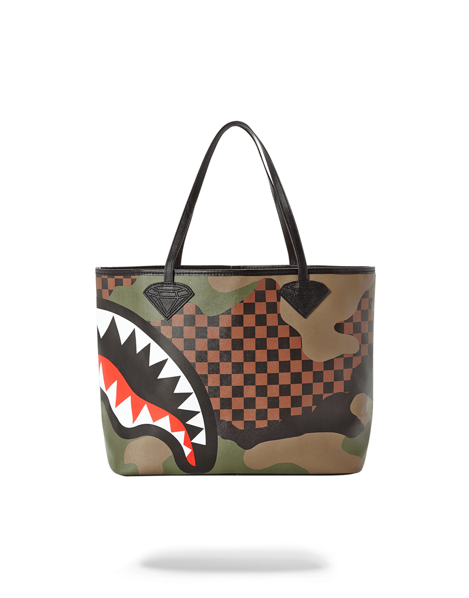 SPRAYGROUND® TOTE SHARKS IN PARIS (CAMO EDITION) TOTE