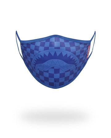 SPRAYGROUND® FASHION MASK SHARKS IN PARIS (BLUE) FORM-FITTING MASK