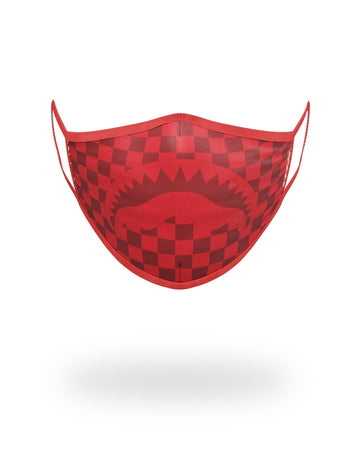 SPRAYGROUND® FASHION MASK SHARKS IN PARIS (RED) FORM-FITTING MASK