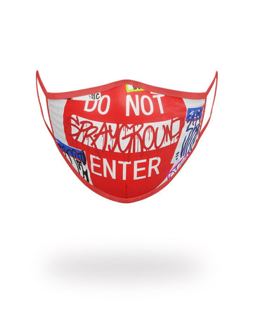 SPRAYGROUND® FASHION MASK DO NOT ENTER FORM-FITTING MASK