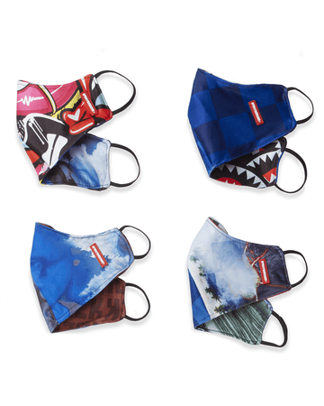 SPRAYGROUND® FASHION MASK MYSTERY REVERSIBLE MASK (FORM-FITTING)