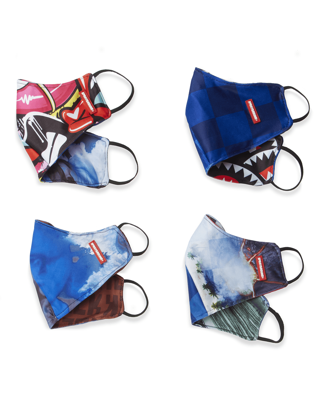 SPRAYGROUND® FASHION MASK REVERSIBLE SPORT FIT ADULT FASHION MASK (MYSTERY PACK)
