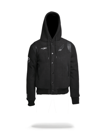 SPRAYGROUND® OUTERWEAR VARSITY ARMY PATCHES JACKET