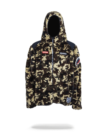 SPRAYGROUND® OUTERWEAR CAMO FLEECE