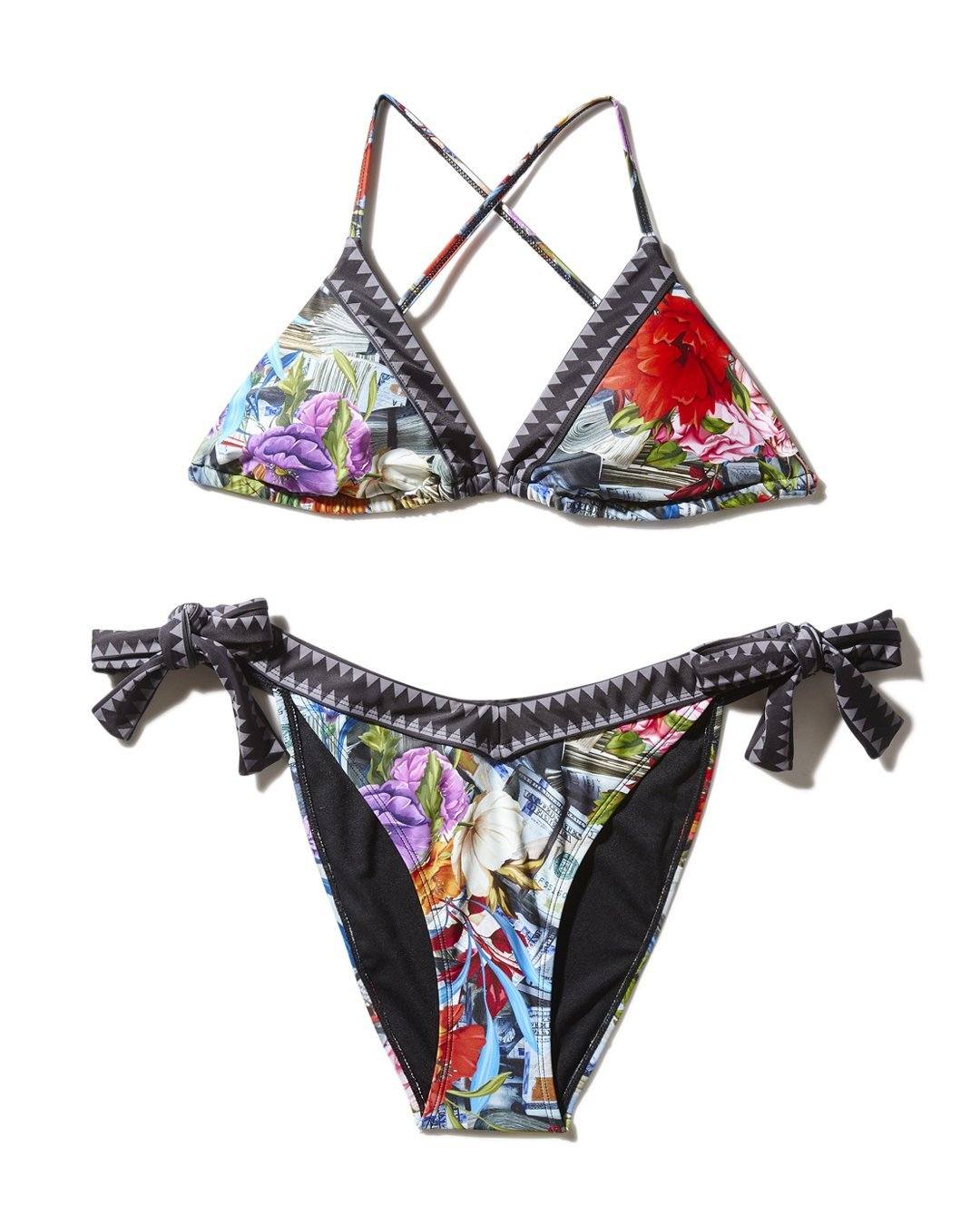 SPRAYGROUND® FLORAL MONEY BIKINI