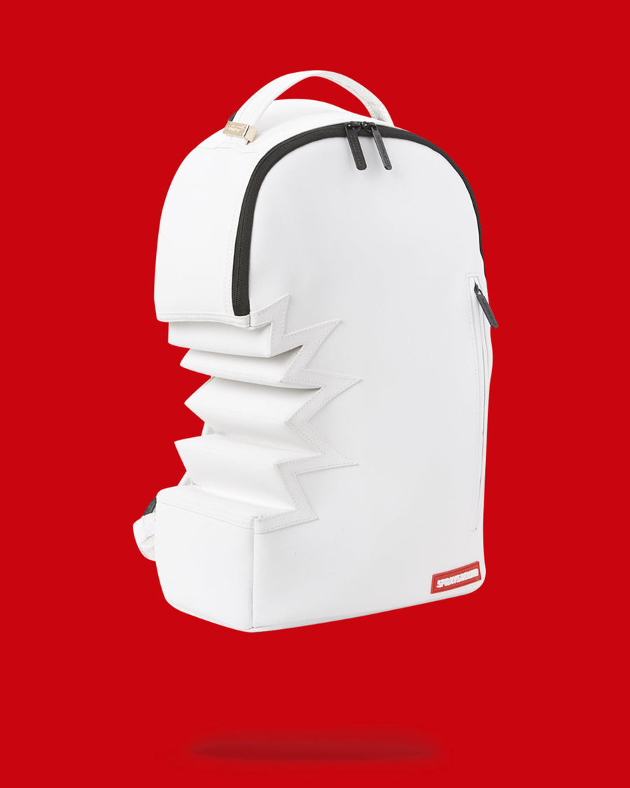 Sprayground white shark bite backpack Clearance