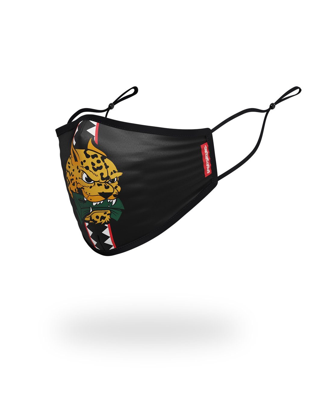 SPRAYGROUND® FASHION MASK KIDS FORM FITTING MASK: SPUCCI LEOPARD